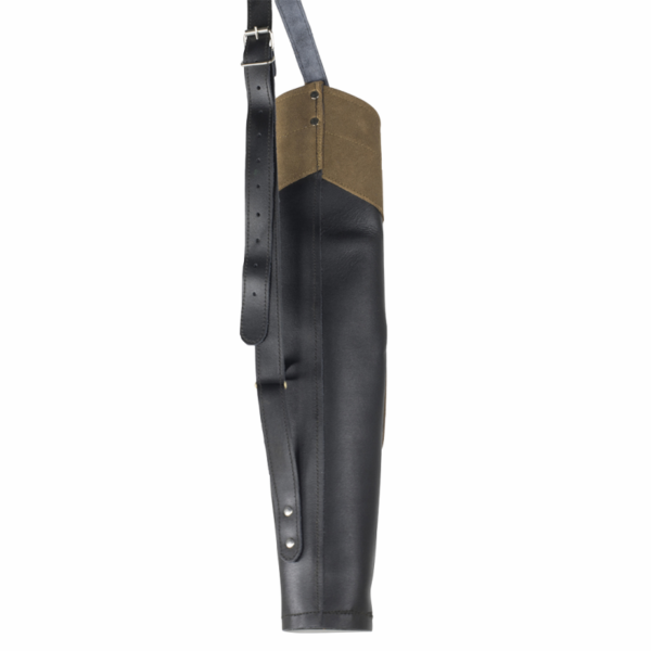 White Feather Quiver Traditional Earthquake Brown