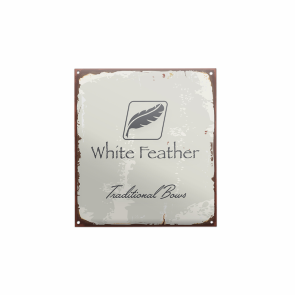 White Feather Board Aluminium 35x31.5 cm