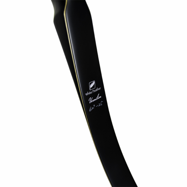 White Feather Fieldbow One Piece Vermilion 62 inch