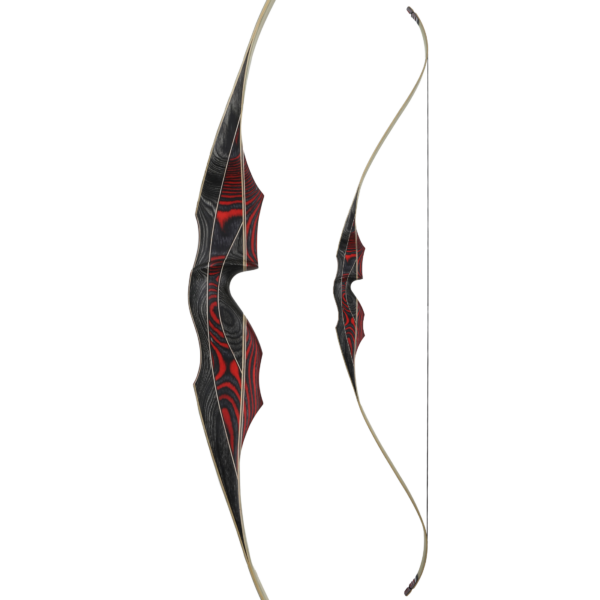 White Feather Accipiter one-piece fieldbow red